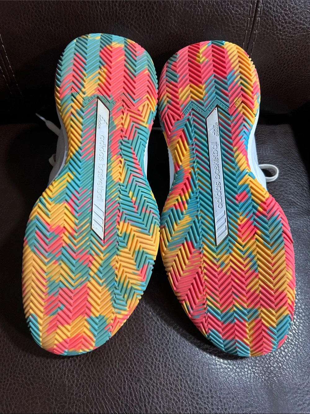 Adidas Athletic Sneakers with Multicolor Sole
